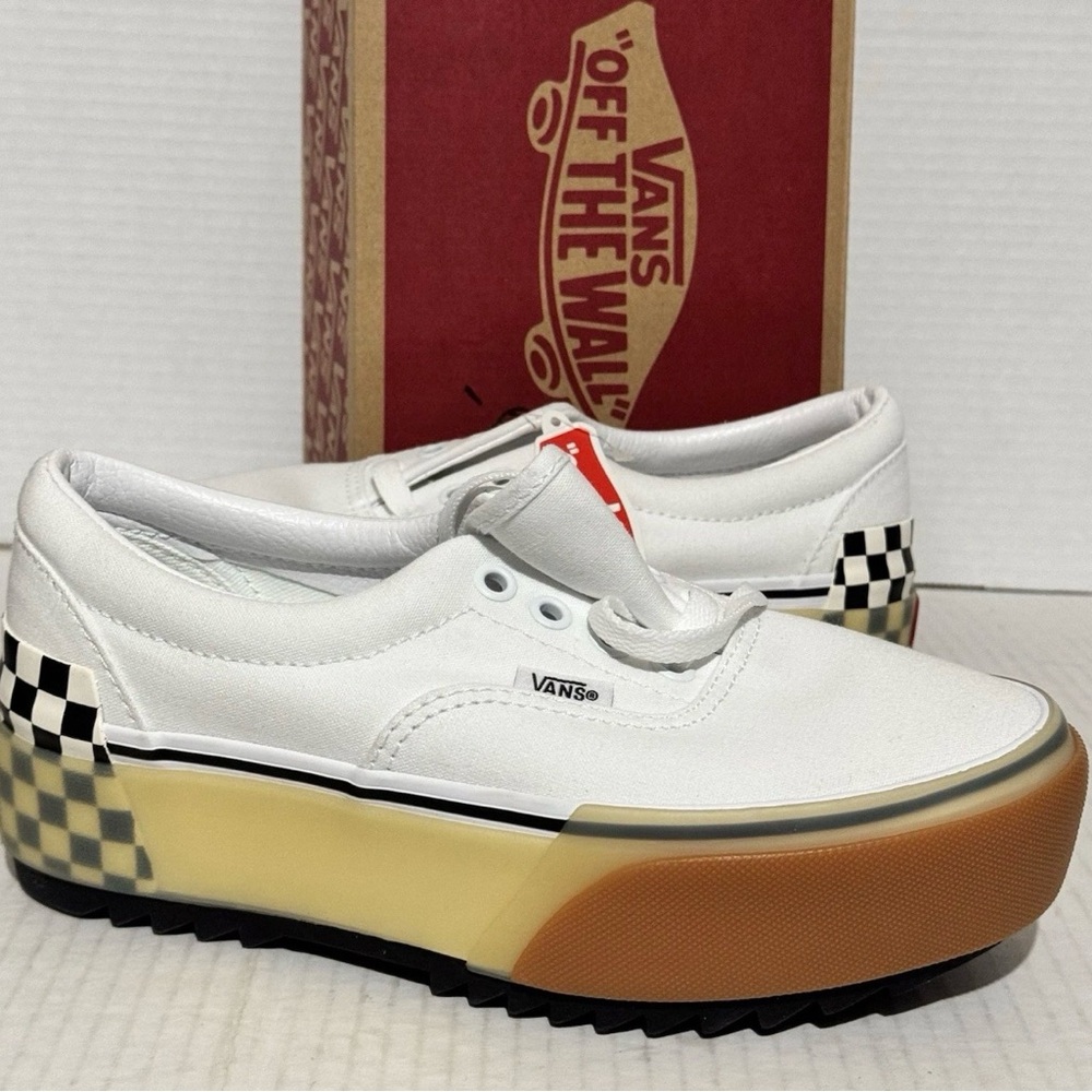 VANS Era Stacked Laced Platform Shoes - Picture 5 of 8